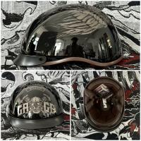 Gorro De Béisbol Retro Con Adhesivos Para Motocicletas Scooters Patinetas Y Skate Washable Liner Visera Integrada - details 2