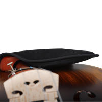 Almohadilla De Hombro Y Barba De Violín Suave De Espuma De Algodón Accesorios Para Instrumentos De Cuerda Adecuado Para Violines De Tamaño 1/8 1/4 1/2 3/4 /4/4 Fiddle Color Rojo / Negro / Café - details 2