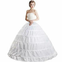 Petticoat Crinolina Vintage Para Vestido De Novia Con Varias Estilos De Hoop Skirt Slip Underskirt Adecuado Para Boda - details 2