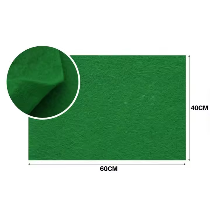 TELA DE FIELTRO MANUALIDADES 1MM 40x60CM COLORES PAPELERÍA SCRAPBOOKING DIY Pack 6unidades - 1