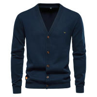 Nueva Chaqueta De Algodón AIOPESON 2024 Para Hombre Estilo Casual Monofrontal Color Sólido De Alta Calidad Para Otoño Y Invierno - details 3
