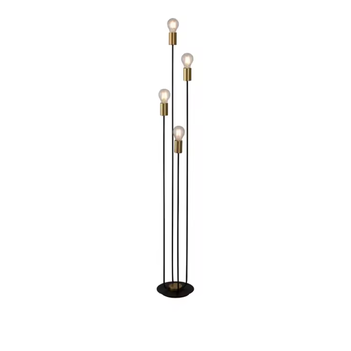 Lámpara de Pie E27 Metal Negro Estilo Industrial Metal IP20 LANNY  RABALUX - 1