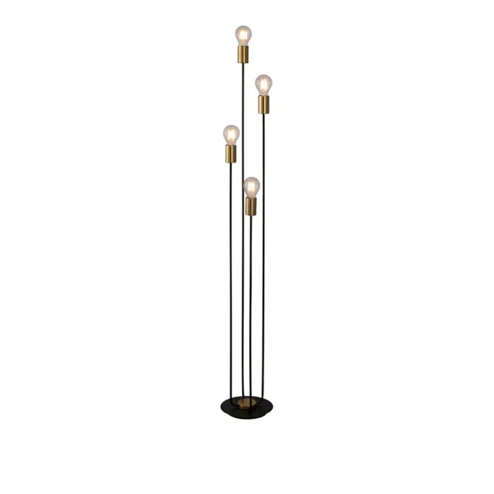 Lámpara de Pie E27 Metal Negro Estilo Industrial Metal IP20 LANNY  RABALUX - 1