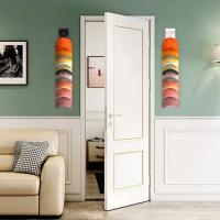 Organizador De Espacio Guarda Sombreros Y Toallas De Pared Montado Soporte De Gorras De Béisbol Para Armario Accesorios De Almacenamiento Ecológico Plástico M - details 6