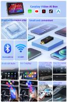 Adaptador Wireless Carplay AI Box Para Android Auto Toyota Mazda Hyundai Haval GMC Ford Chevrolet MG VW Capacidad De Almacenamiento 100000015 - details 1