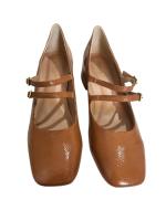 Mercedita estilo Mary Jane Camel en charol - NadaBasico Calzados - details 3