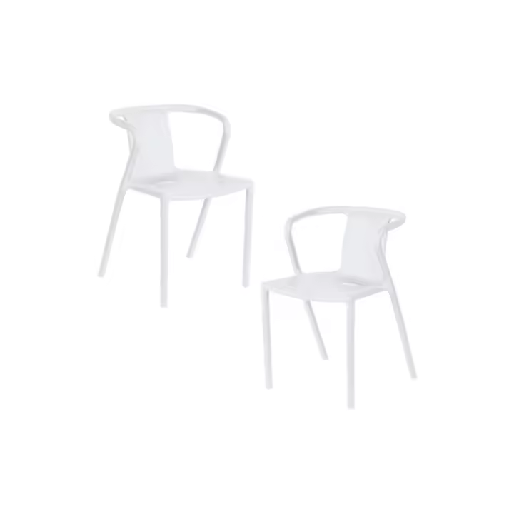 Pack 2 Sillas Indi - Blanco - 1