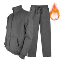Traje De Deporte Casual Para Hombre Con Manga Larga Conjunto De Sudadera Y Pantalón 2 Piezas Para Correr Y Actividades Al Aire Libre Material De Poliéster Y Fleece - details 11