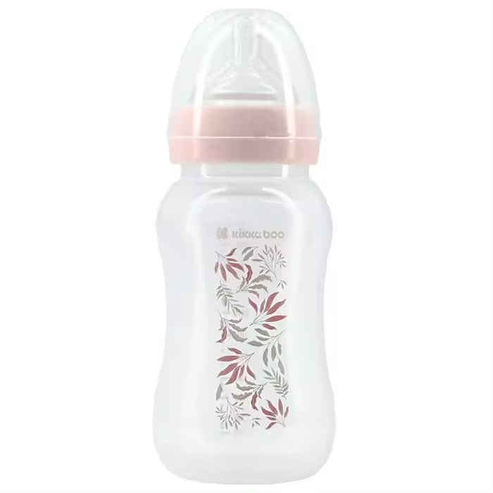Biberão PP 330ml Kikka Boo Tropical leaves Rosa - 1
