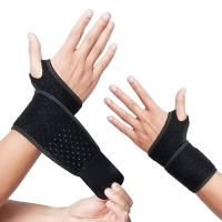 Apoyo De Muñeca Articulador Ajustable Protector De Muñeca Para Alivio Del Dolor En Ambas Manos Material De Nylon Y Goma - details 0