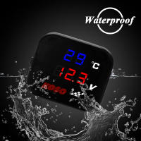 KOSO Medidor De Temperatura Y Voltaje Para Motocicleta Con Cargador USB 3 En 1 Pantalla LCD Digital Impermeable Para Teléfono Móvil - details 2