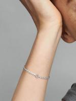 Pandora-Plata de Lei Pandora - Pulsera Firma Pavé Bold Chain - details 1