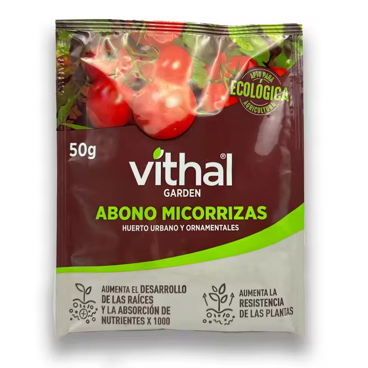 Abono MICORRIZAS para Huerto Urbano y Plantas ECOLÓGICO | Mejora las raíces de tu huerto y plantas aportando una mejor nutrición, falta de agua y crecimiento | MUY EFECTIVO | Sobre 50GR | Nexum+Market - 1