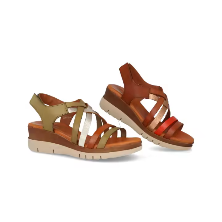 BDA 4194 - DIGO DIGO SANDALIAS DE CUÑA Piel-Gel - 1