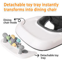 Andador plegable 2 en 1 para bebé, andador de altura ajustable con luz, música y Velocidad ajustable - details 3