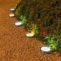 Luces Solares Para Jardín 8LED Impermeables Luz De Escenario Para Paisaje Exterior Iluminación Para Patio Camino Césped - details 11