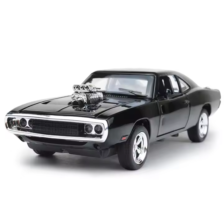Modelo De Coche De Aleación De Latón 1:32 Challenger De Fast & Furious 7 Juguete De Vehículos Para Decoración Y Colección Para Niños Y Niñas - 1