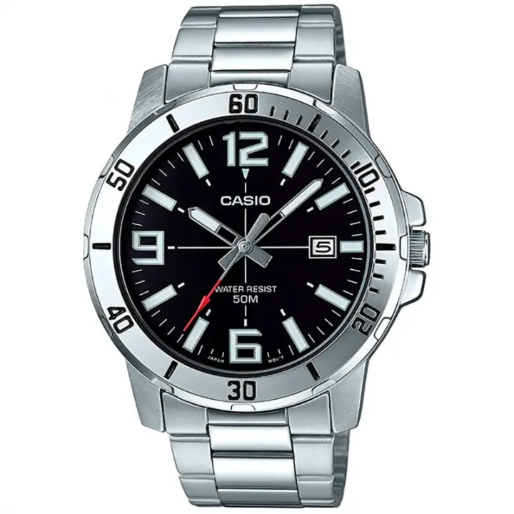 Casio Mtp-vd1d-1bvudf  Reloj Para Para Hombre Color Plateado - 1