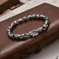 Pulsera De Moda Creativa Con Patrón De Hierba De Rotura Para Hombres Y Mujeres Joyería Hip-Hop De Aleación De Cobre Y Aluminio Vintage - details 3