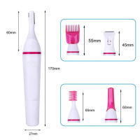 Epilador Eléctrico Multifuncional 5 En 1 Para Mujeres Cepillo De Barba Trimmer De Piel Facial Peluca De Bikini Y Piernas Subarmpa Recargable Hasta 60 Minutos - details 2