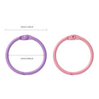 Llavero Redondo De Metal 30mm Multicolor Para DIY Accesorios De Decoración Para Bolso Y Móvil 20/50 Piezas Pack - details 1