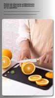 Tabla De Corte Multifuncional Con Presa De Ajo Plástico Rectangular Ecológico Para Verduras Y Carne - details 9