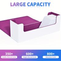 Caja De Almacenamiento Para Tarjetas De Juego TCG De PU Cuero Capacidad Para Más De 600 Tarjetas Dobladas Adecuada Para Cartas De Juegos Como Magic Y Cartas Deportivas - details 3