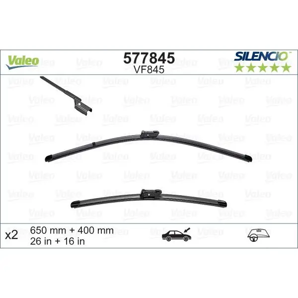 Limpiaparabrisas 577845 VALEO - 1