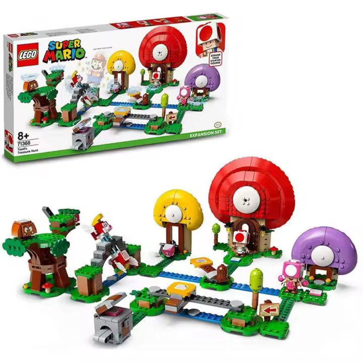 LEGO 71368 Super Mario Caza del Tesoro de Toad, Set de Expansión (464 piezas) - 1
