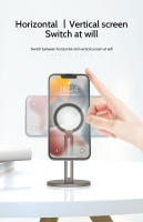 Soporte De Teléfono Magnético Para iPhone 16/15/14/13 pro Max Y Android Base De Zinc Estable Rota 360° Ajustable Para Mesa - details 8