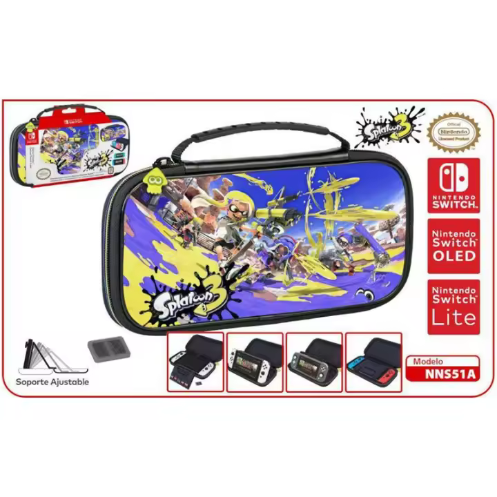 Funda de Viaje Splatoon 3 Deluxe Nintendo Switch NNS51A  - Switch - Nuevo - 1