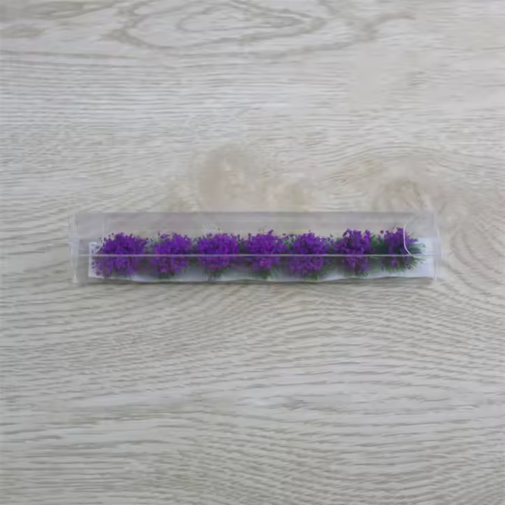 Miniatura De Jardín DIY Decoración Duradera Escenario Estático Modelo Paisaje Juego De Guerra Hierba Trofeos De Edificio Disposición De Arena Tableta Flor Clúster - 1