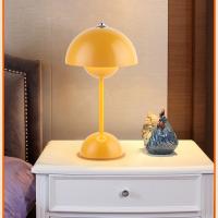 Lámpara De Escritorio Floral Portátil Con Interruptor Táctil USB Ajustable Y Regulable Luz Decorativa Para Dormitorio Camping Exterior - details 5