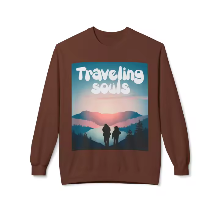 Sudadera de pareja viajera, sudadera de lana acogedora para aventureros, perfecta para amantes de los viajes, idea de regalo para vagabundos - 1