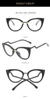 Gafas De Ojos De Gato Oversized Para Mujer KAMMPT Montura Vintage Redonda De Moda 2023 Ópticas Sin Receta Accesorios De Óptica - details 5
