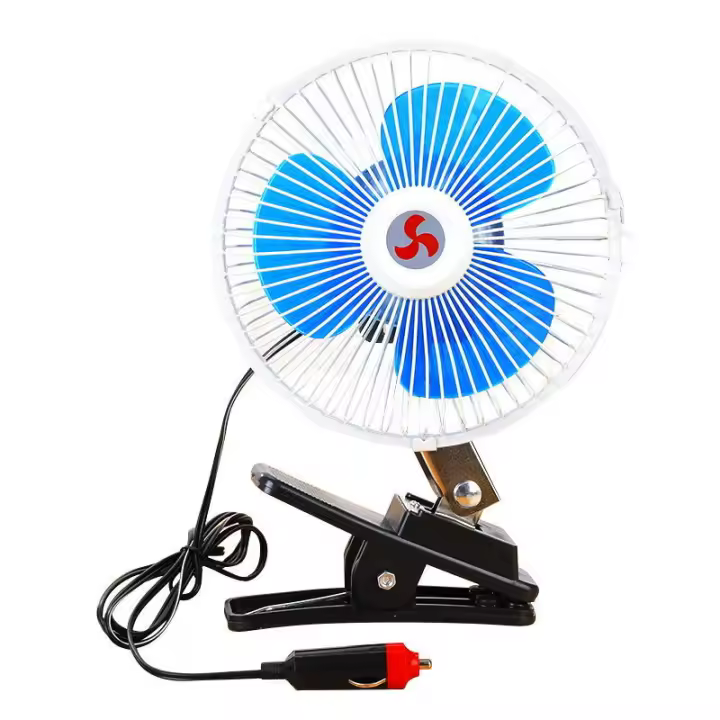 Tienda BIT Mini Ventilador, 12V 8W Mini Portátil Auto Vehículo Clip-On Refrigeración Ventilador, 180 Grados Giratorio de Ventilador Poco Ruido para La Tabla del Automóvil - 1