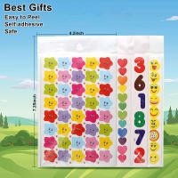 Pegatinas De Recompensa Coloridas Para Niños Y Estudiantes 30/60 Hojas Estrella Corazón Punto Chart De Comportamiento Scrapbook Suministros Para Profesores Y Padres - details 4