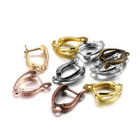 6-12Pcs/lot Gancho Para Pendientes De Color Oro Clavija Retro Con Cierre De Bucle Abierto Accesorios De Joyería Para DIY - details 11