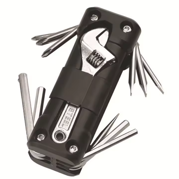 Kit De Herramientas Para Bicicleta Versátil Multiherramienta Con Reparación De Neumáticos Destornillador Y Cadena Para MTB Y Bicis De Carretera - 1