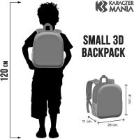 Mochila 3D Pequeña Three Spidey Marvel Color Azul y Rojo. Tamaño 31x26x11cm. KARACTERMANIA - details 3