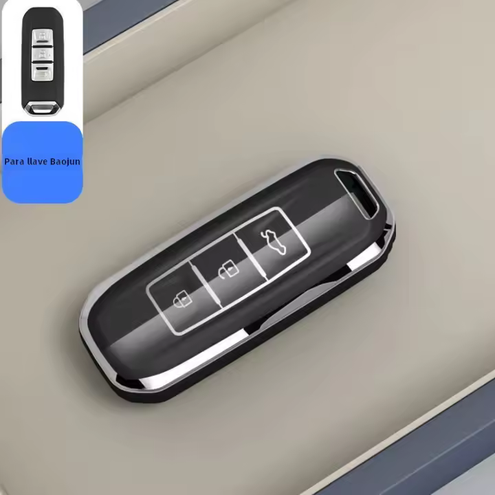 Funda De Llave De Coche Suave TPU Protectora Para Baojun 510 730 360 560 RS-5 530 630 Accesorios Para Wuling Hongguang S - 1