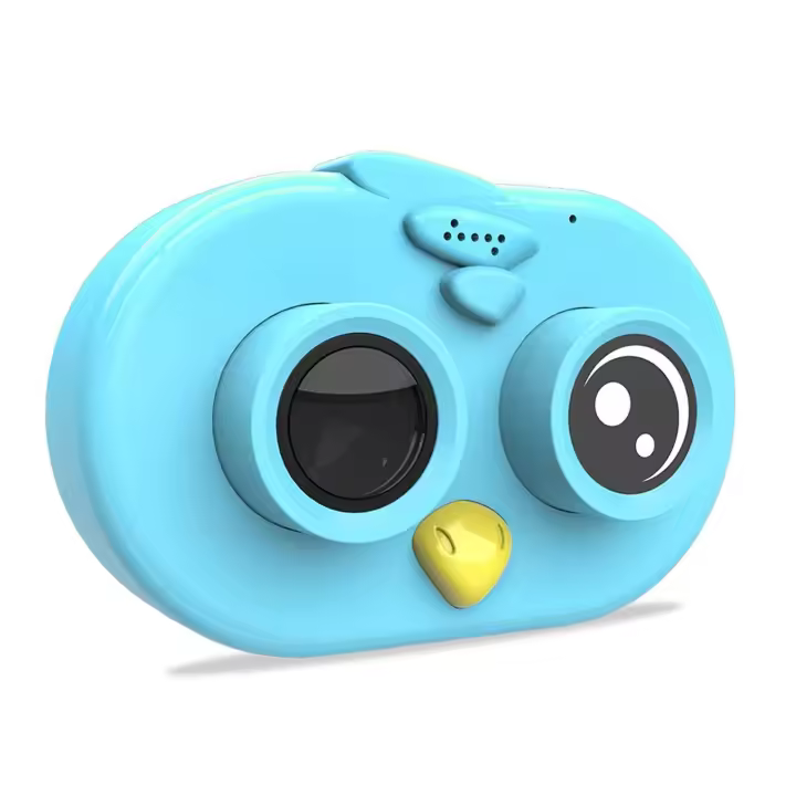 DAM. Cámara de fotos y videos para niños diseño pajarito. Full HD1080 y 12 megapíxeles 8x2x5cm - 1