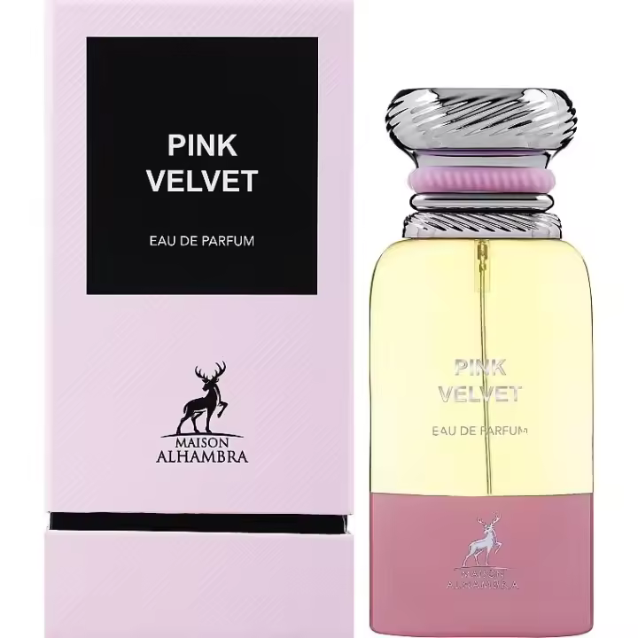 Pink Velvet de Maison Alhambra Eau de Parfum Mujer  Dupe Valentino VOCE Elegante Floral Dulce - 80ml - 1
