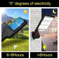 LED Solar street lamp Indoor Outdoor Waterproof Human Body Sensor Lamp Light with Remote Control Camping Garden Courtyard Linear Lighting - details 2