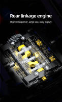 Nueva Carrera Mécanica De Deportes Cyberpunk Con Control Remoto Bloques De Construcción 1611PCS Juguete Para Adultos Y Niños Regalo De Cumpleaños Y Navidad - details 7