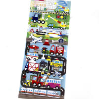Pegatinas 3D De Burbuja Para Coche Camión Avión Vehículos Infantiles Diversión Educativa Impermeables Cartoon Anime Para Niñas Y Niños - details 9