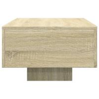 vidaXL Mesa de centro madera de ingeniería roble Sonoma 100x49,5x31 cm Mesita de Salón o Comedor o Auxiliar Mesa de Café Meuble Salón - details 4