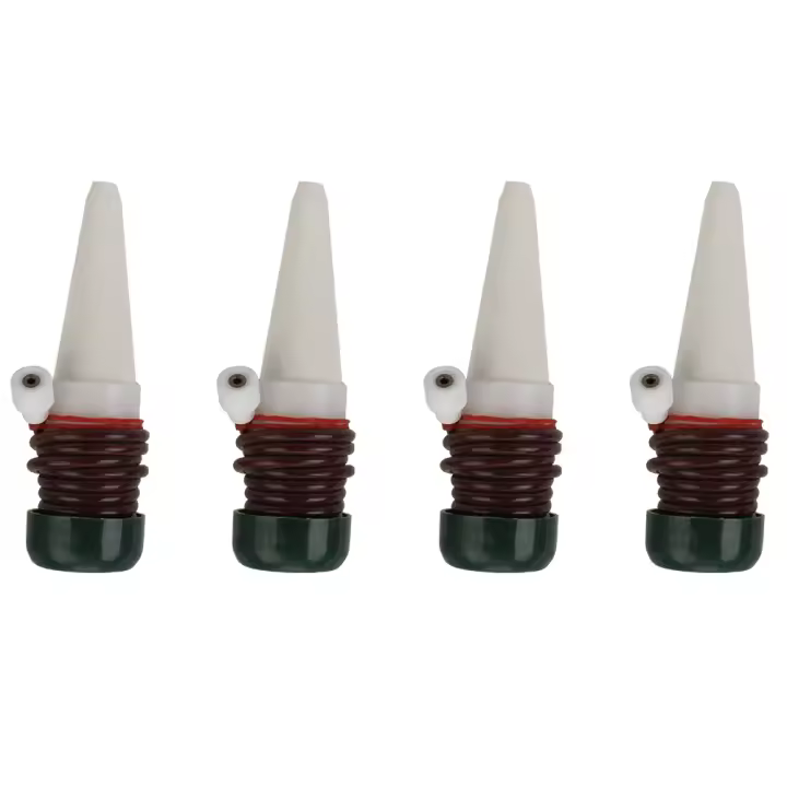 Juego De 4 Palos De Riego Automáticos Para Plantas De Jardín Y Verduras Cerámica Autoabastecimiento Para Potted Plants - 1