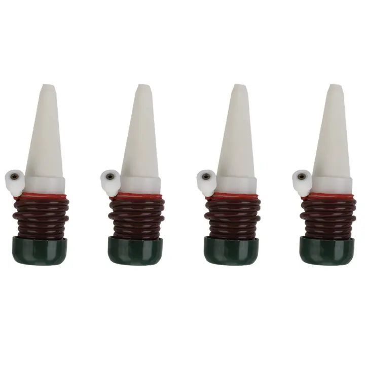 Juego De 4 Palos De Riego Automáticos Para Plantas De Jardín Y Verduras Cerámica Autoabastecimiento Para Potted Plants - 1
