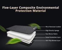 Alfombrillas De Piso Para Coche Universales En Cuero Artificial Adecuadas Para 98% De Modelos De Automóviles Accesorios Interiores Impermeables Y Decorativos - details 1